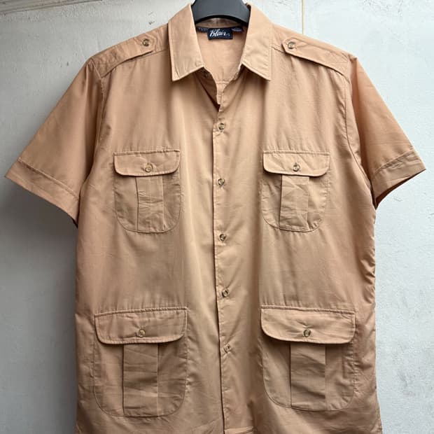 Vintage Blair Short Sleeve Safari Shirt