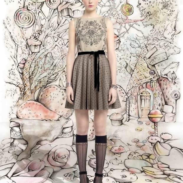 레드 발렌티노 미니드레스 원피스 (44사이즈) 상태최상