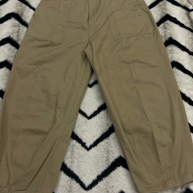 [34]무신사스탠다드 퍼티그 벌룬 코튼 팬츠/베이지