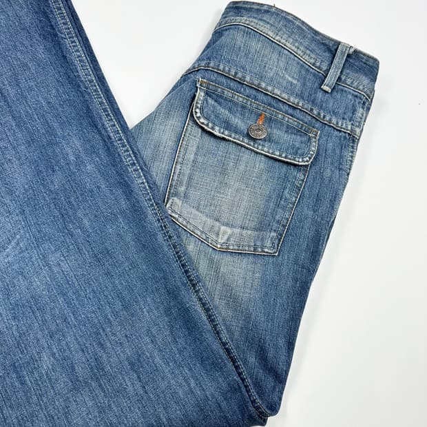 VTG 빈티지 부츠컷 로우라이즈 데님 팬츠 (34인치)