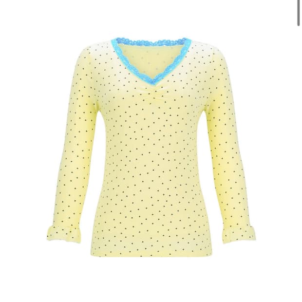 샵페어리 미니하트 레이어드 티셔츠 mini heart lace top (