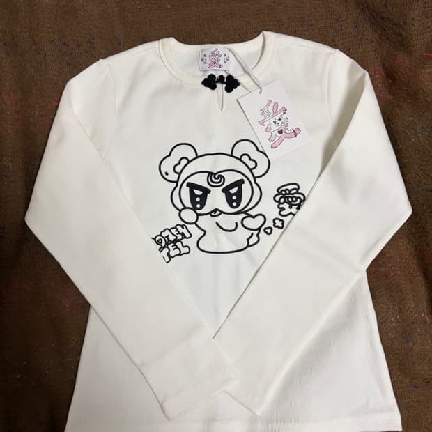 모멘텔momentel baby t-shirt White