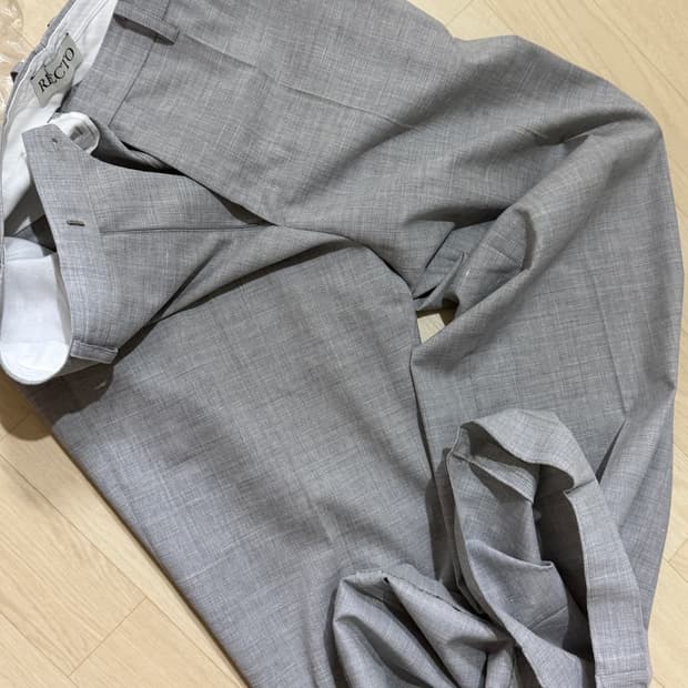 렉토 24SS 발레리오 스트레이트핏 팬츠