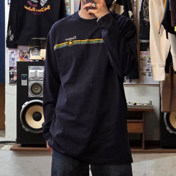 JPN 컨버스 오버핏 네이비 롱슬리브