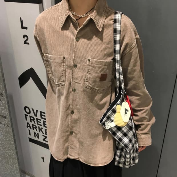 아와이 빈티지 코듀로이 셔츠