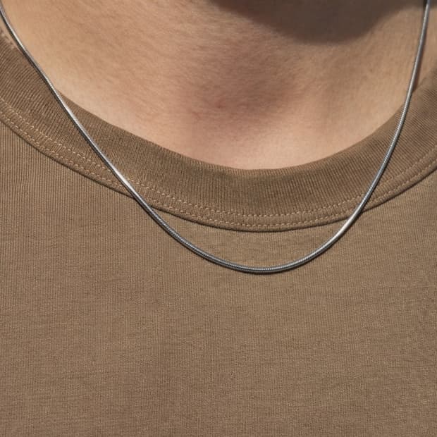 2MM 서지컬스틸 체인목걸이 남자목걸이