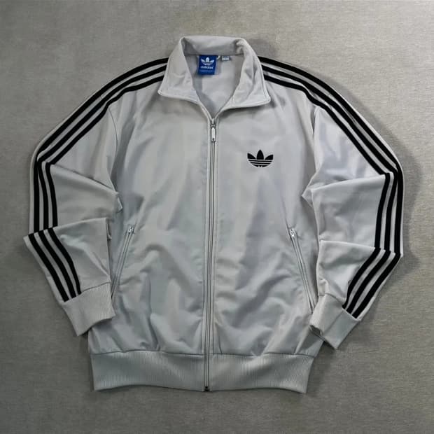 아디다스 파이어버드 흰검 트랙탑 져지 L