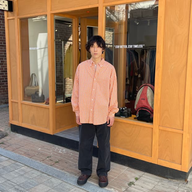 H 뷰티&유스 깅엄 체크 셔츠