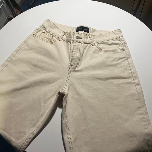 Public icon 아이보리 팬츠 