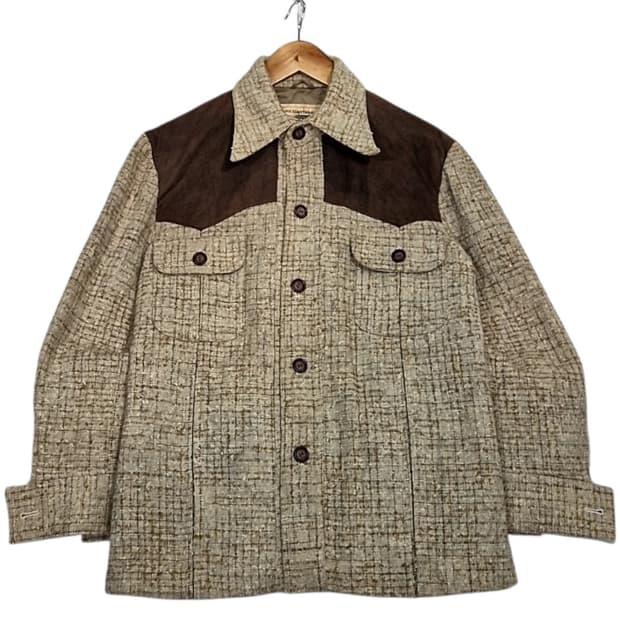 잭슨카멜레온 트위드 웨스턴 셔츠 자켓