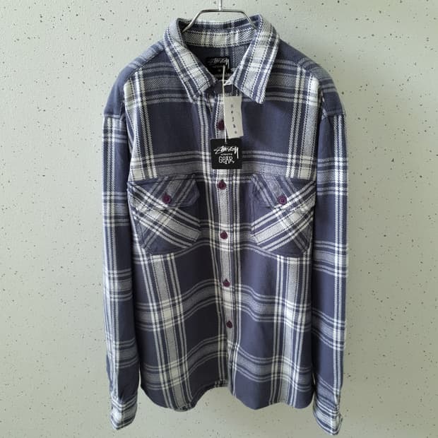 Stussy plaid shirts