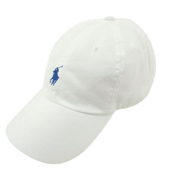 [F]폴로랄프로렌 화이트 코튼 볼캡[Y63-019]