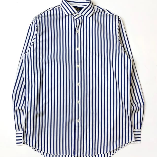 폴로 랄프로렌 큐알 신형 스트라이프 셔츠 PN5714