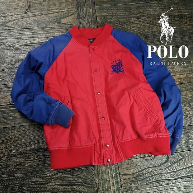 [폴로 랄프로렌] 로고 자수 바시티 자켓 M19677