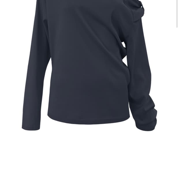 구해요 체메씨 BOW ONE-SHOULDER 네이비 색상