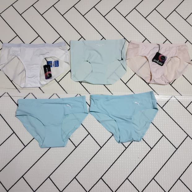 새상품 휠라 푸마 여자 심리스 팬티 85 90