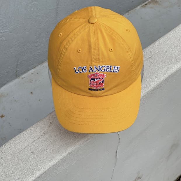 [F] MLB 엠엘비 로스엔젤레스 옐로우 볼캡 모자