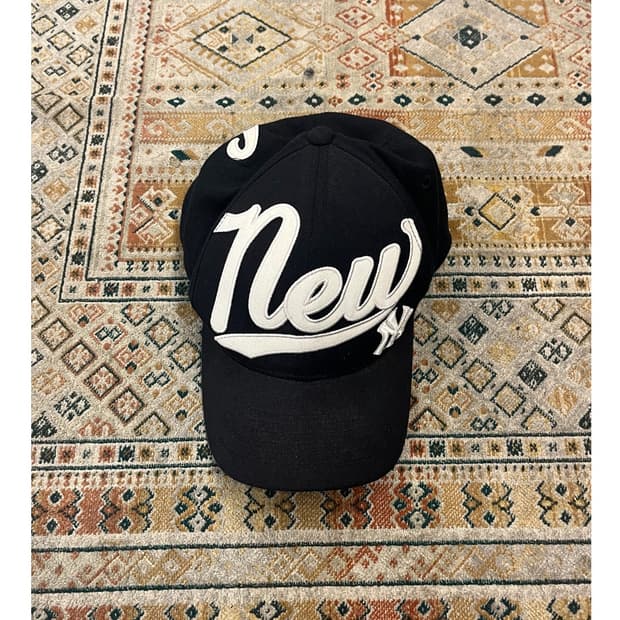 MLB 뉴욕 레터링 볼캡 블랙 M-XL #csz3775