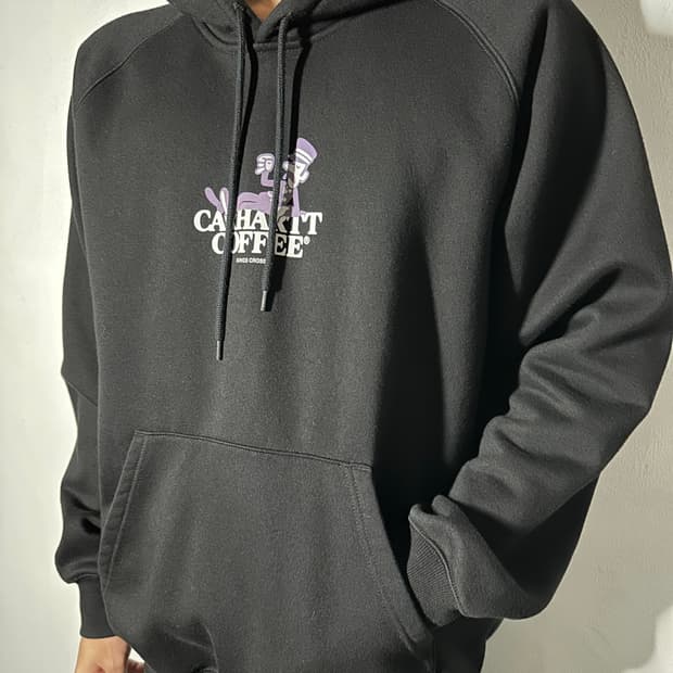 Carhartt COFFEE 로고 후디