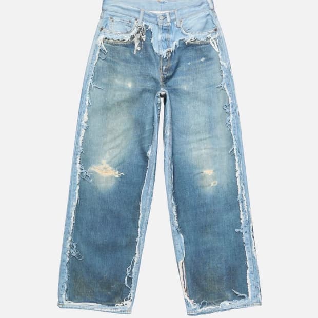 (S,M) 아크네 스튜디오 트롱프뢰유 1981 데님/ 블루