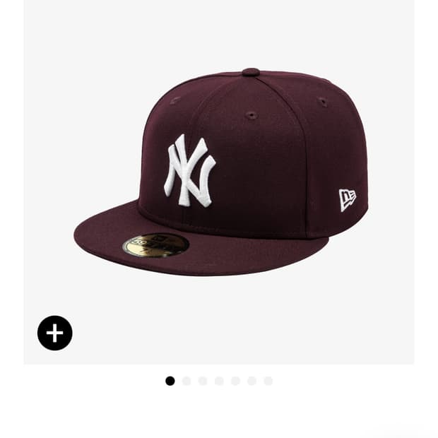 뉴에라 57.7사이즈 마룬 