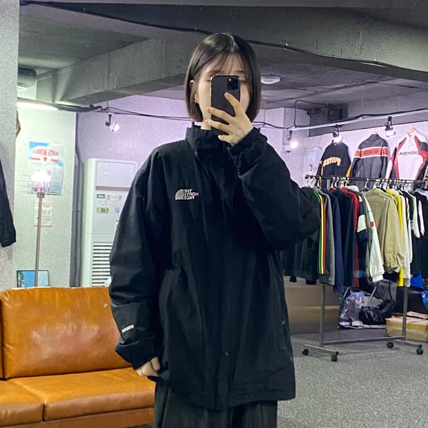 노스페이스 나일론 고어텍스 더블지퍼 윈드브레이커 B4654