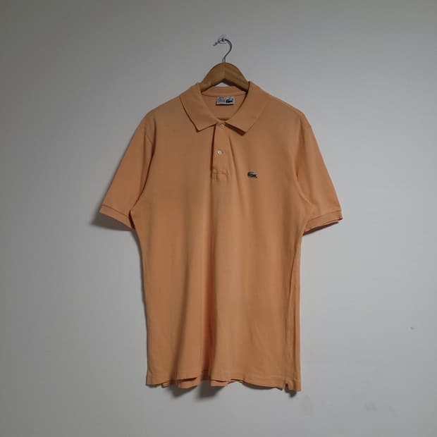(110) LACOSTE 라코스테 반팔 피케 카라 티셔츠 살구