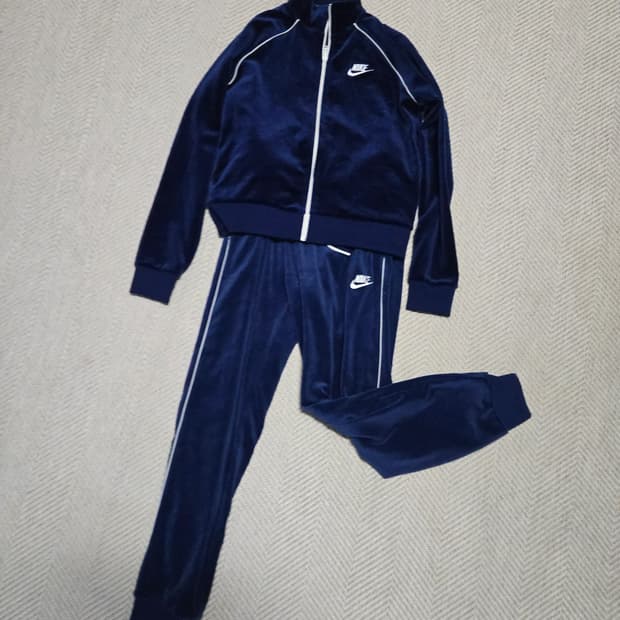 나이키 벨벳 트랙탑 저지 셋업 상의 S 하의 S (55)