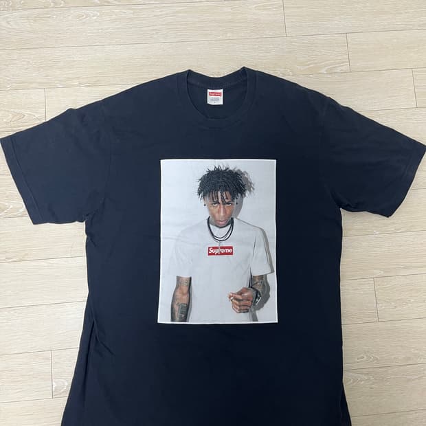 슈프림 nba youngboy 영보이 티셔츠 23fw 네이비