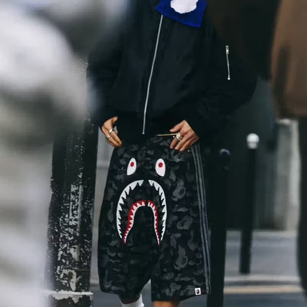 (L) 아디다스 x 베이프 샤크 데님 택만 뜯은 새상품!