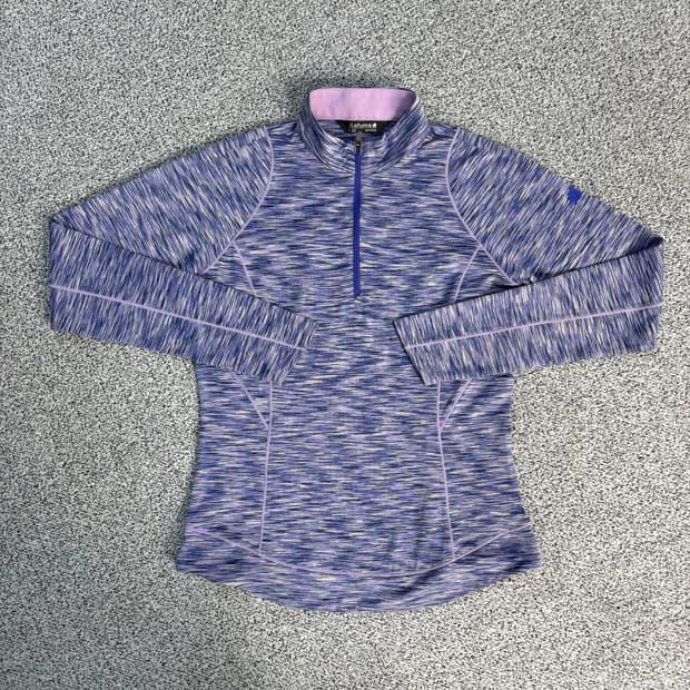 90 라푸마 여성 반집업 패턴 긴팔티 0303J