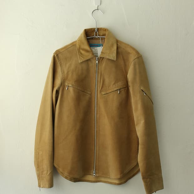 캐서린 햄넷 런던 스웨이드 웨스턴 자켓 