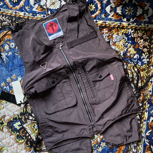 homme boy Adjustable 옴므보이 스트링 멀티 베스트 조끼