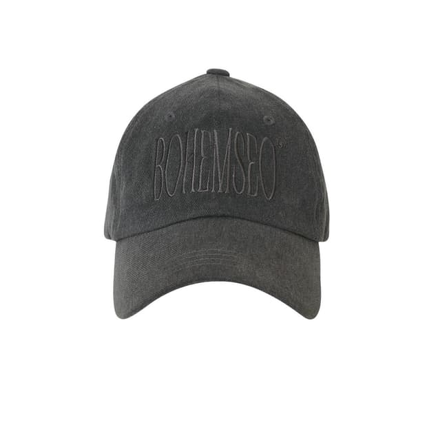 보헤미안서울 볼캡 모자 차콜