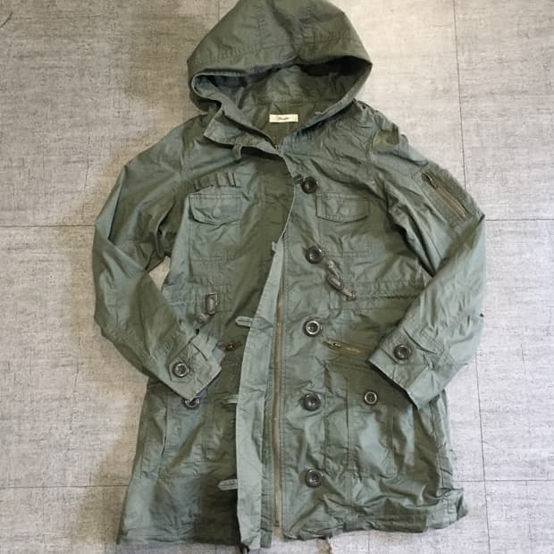 일본빈티지 Oscope 오리엔탈펑크긱시크y2k 사파리후드자켓