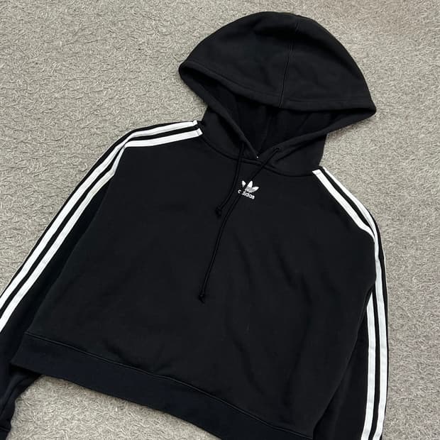 [우먼95] 아디다스 크롭 후드티