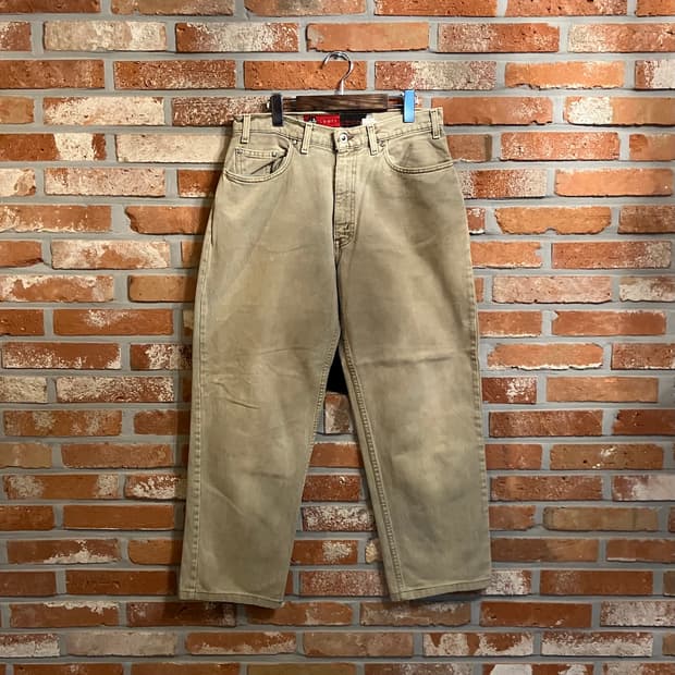 90s USA 빈티지 리바이스 실버탭 루즈핏 데님 팬츠