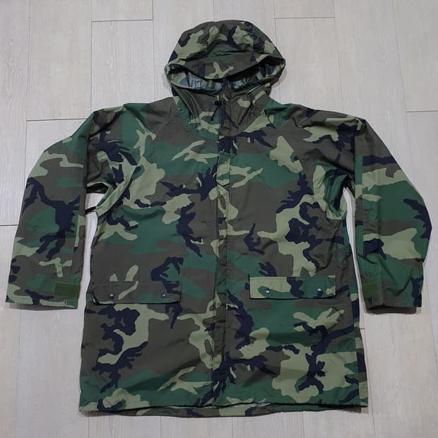 미군 우드랜드 레인파카 우비 m (110 이상)