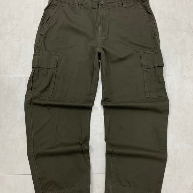 Editions 카키 브라운 카고 팬츠 #597