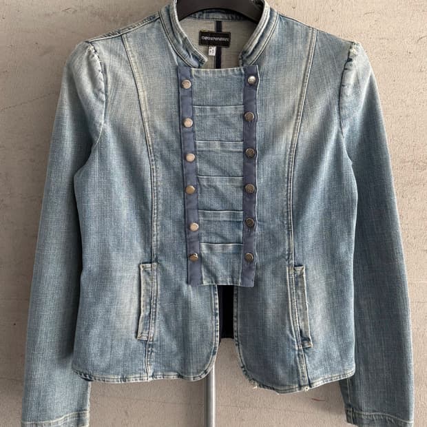 EMPORIO ARMANI Napoleon Denim Jacket