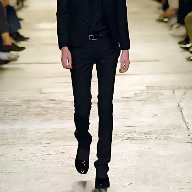 dior homme super slender jeans black