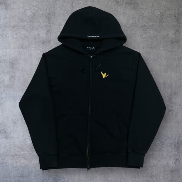 마크곤잘레스 스몰 로고 스펠아웃 블랙 후드 집업