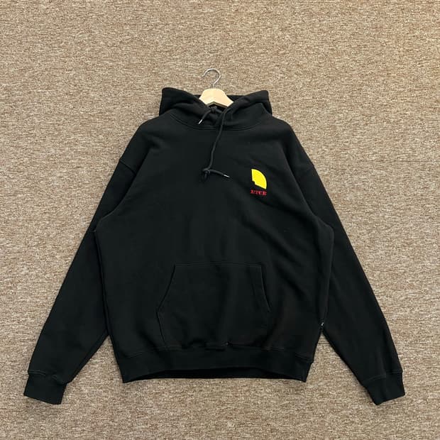 ETCE 오버핏 블랙 후드티 M