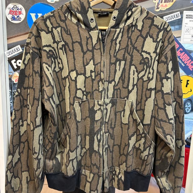 80,90‘s Trebark 리얼트리 후드집업