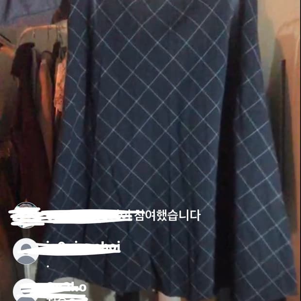 빈티지 미디스커트