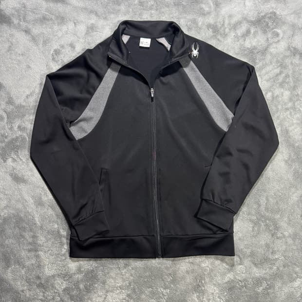 스파이더 블랙 트랙탑 져지