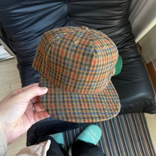 슈프림 트위드 5패널 캡