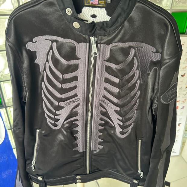 밴슨 본 레더자켓 3xl 새상품