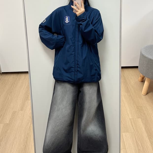 나이키 00s 대한민국 국가대표 축구 바람막이 자켓