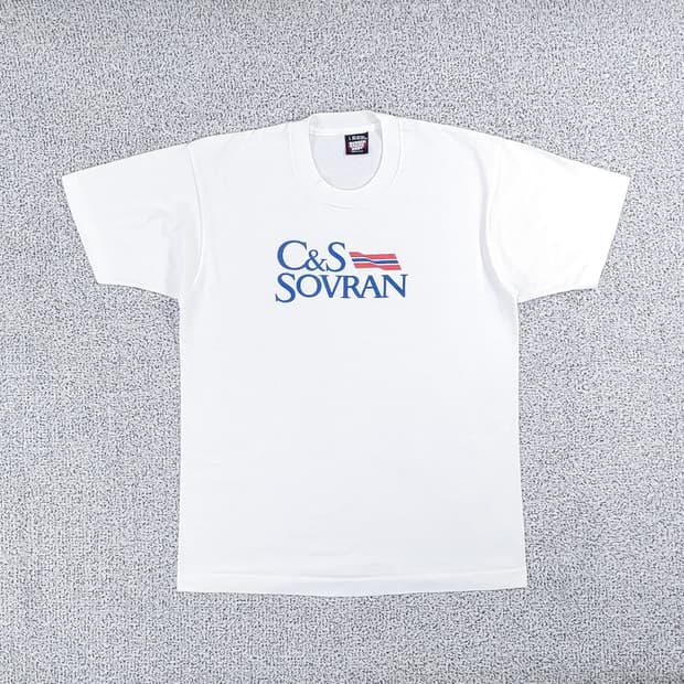 90년대 소브란 반팔 티셔츠 L